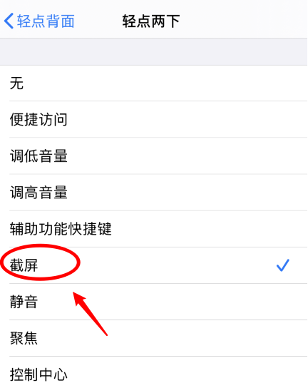 湘潭苹果手机维修分享iPhone12如何启用双击截屏 